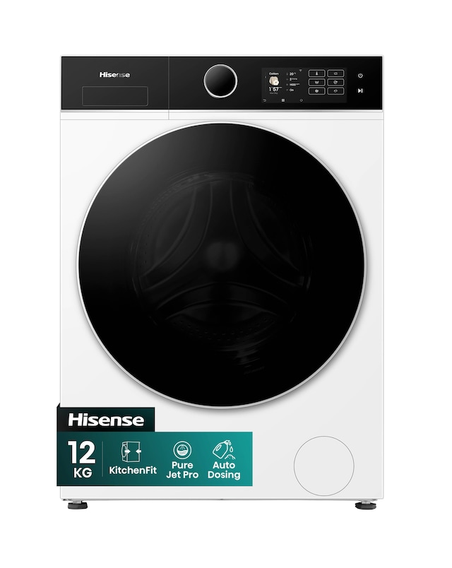 Hisense KitchenFit 5i Series WF5I1245BWR 12kg Washing Machine - White