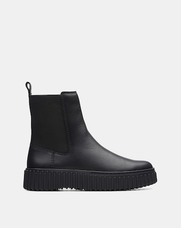 Clarks Torhill Maple Leather Chunky Boot Standard Fit