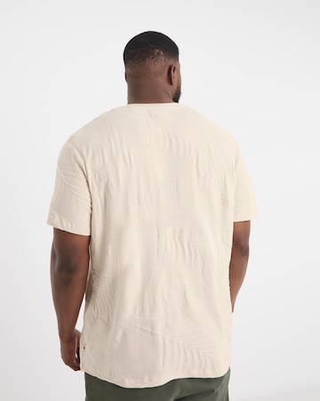 Jack & Jones Lowell Palm T-Shirt - Natural