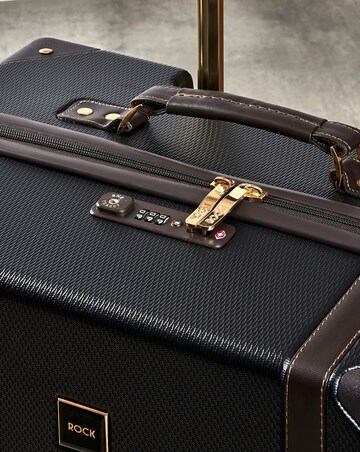 Rock Vintage Large Suitcase - Black