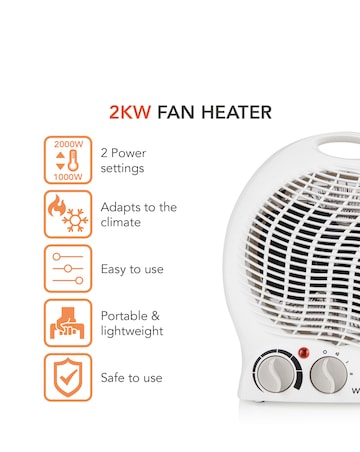 Warmlite Upright Fan Heater