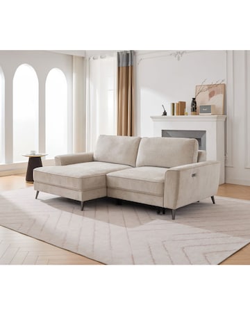 Miller Power Roll out Recliner Corner Sofa bed