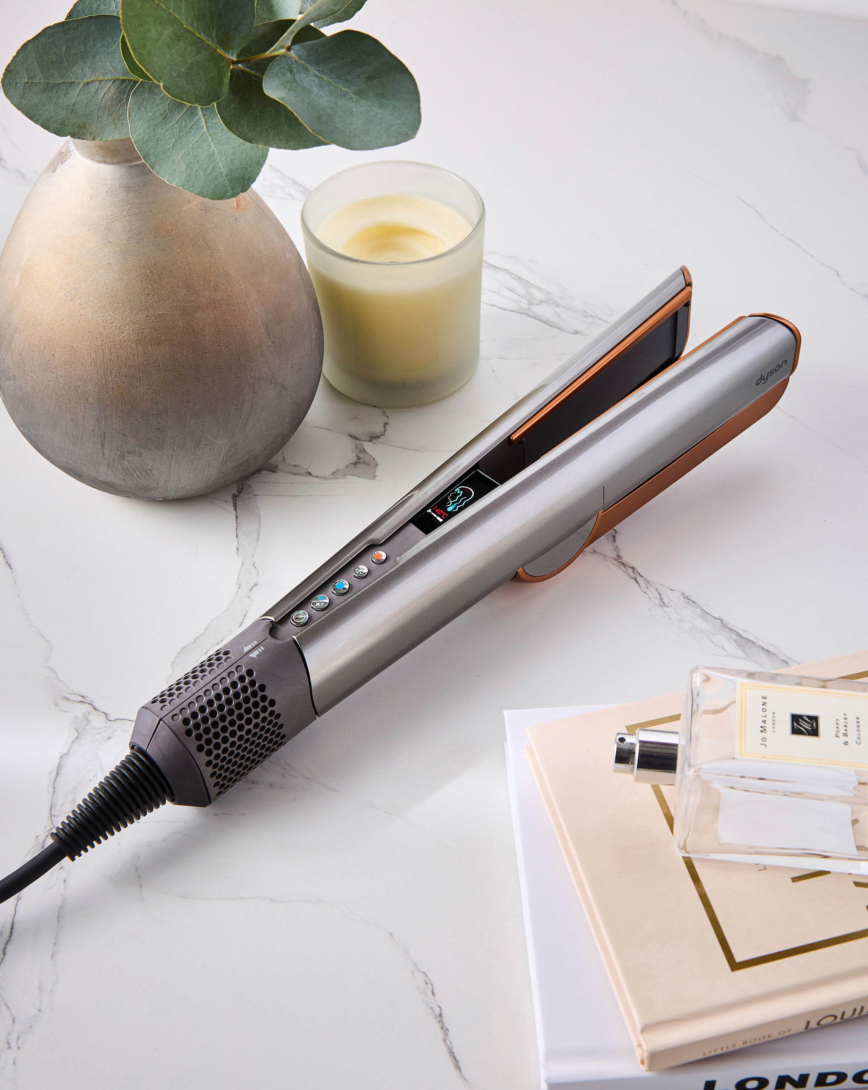 Dyson Airstrait Hair Straightener - Bright Nickel & Copper | JD