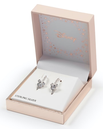 Disney Mickey Mouse Sterling Silver Hoop Earrings