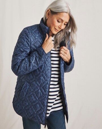 Julipa Printed Quilted Reversible Jacket