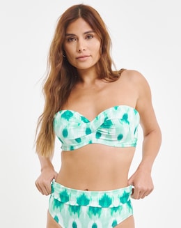 MAGISCULPT Twist Front Bandeau Underwired Bikini Top