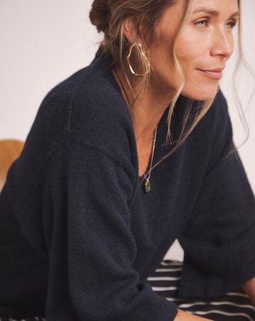 Anthology V Neck Half Sleeve Jumper