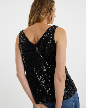 Sequin Vest