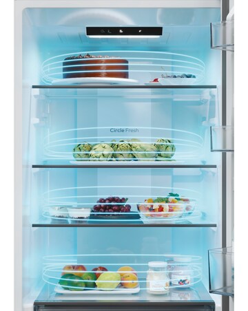HOOVER HONCQ2T618EXK 60 x 185cm Refrigerator (Silver)