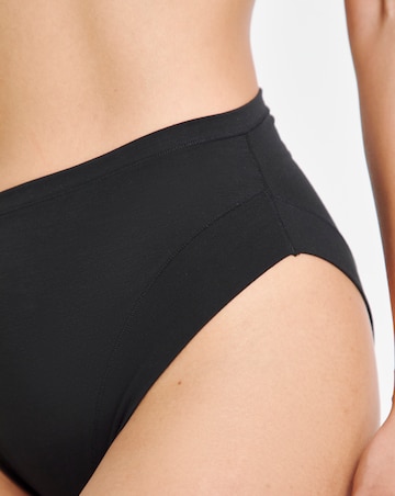 Pretty Secrets (3 Pack) Full Fit Modal Knickers Black/White/Almond