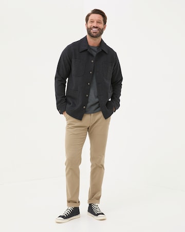 Fatface Wool Check Worker Jacket