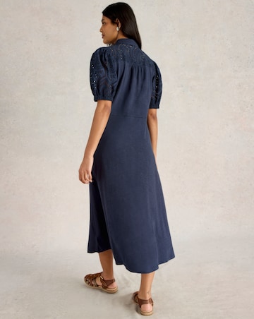 White Stuff Rua Broderie Shirt Dress