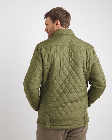 Quilted Worker Jacket Olive