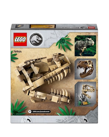 LEGO Jurassic World Dinosaur Fossils: T. rex Skull Toy 76964