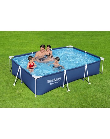 Bestway 9ft 10in Steel Pro Rectangular Pool Set