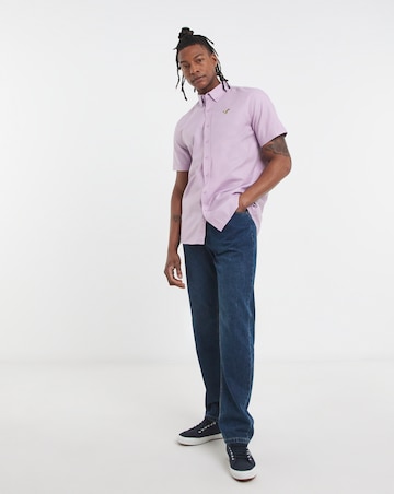 Voi Plain Oxford Short Sleeve Shirt Long