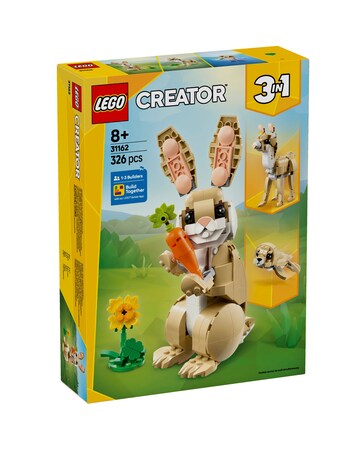 LEGO Creator 3in1 Cute Bunny Animal Playset 31162