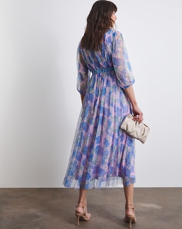 Joanna Hope Mesh Maxi Dress