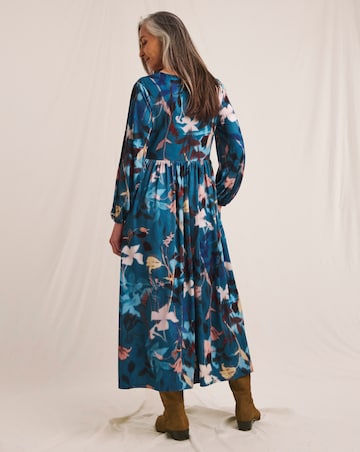 Julipa Button Through Jersey Midi Dress