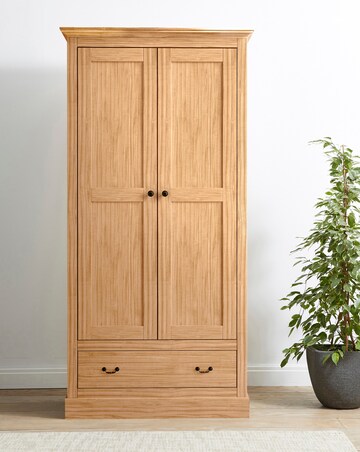 Julipa Ashford 2 Door 1 Drawer Wardrobe