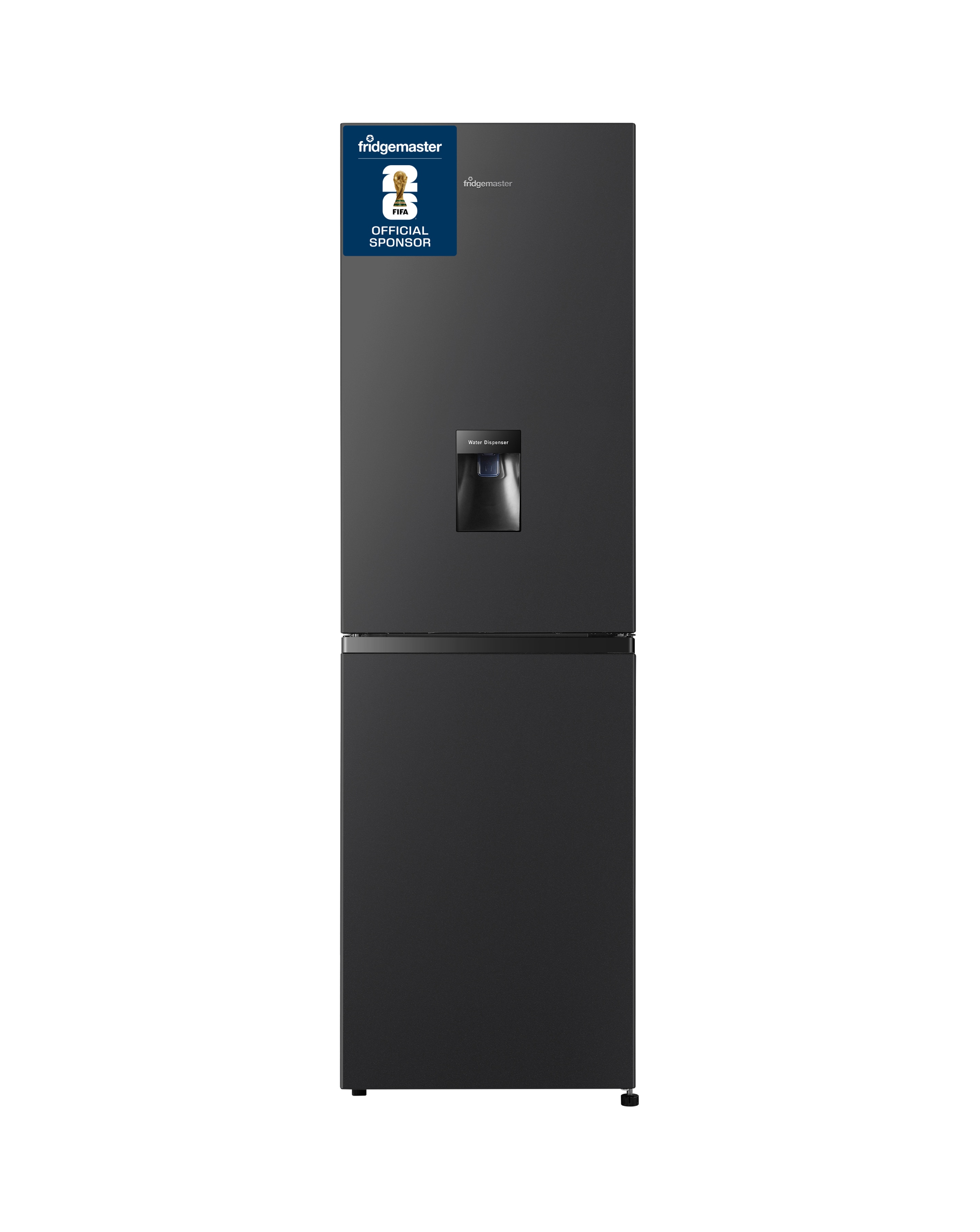 Fridgemaster MC55240DEB Fridge Freezer with Water Dispenser- E Rated
