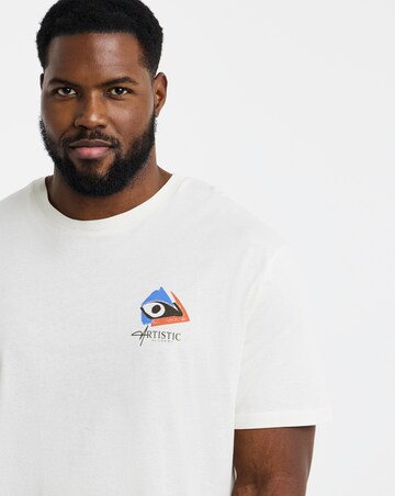 Jack & Jones Artistic Alchemy Back Graphic T-Shirt - Cream