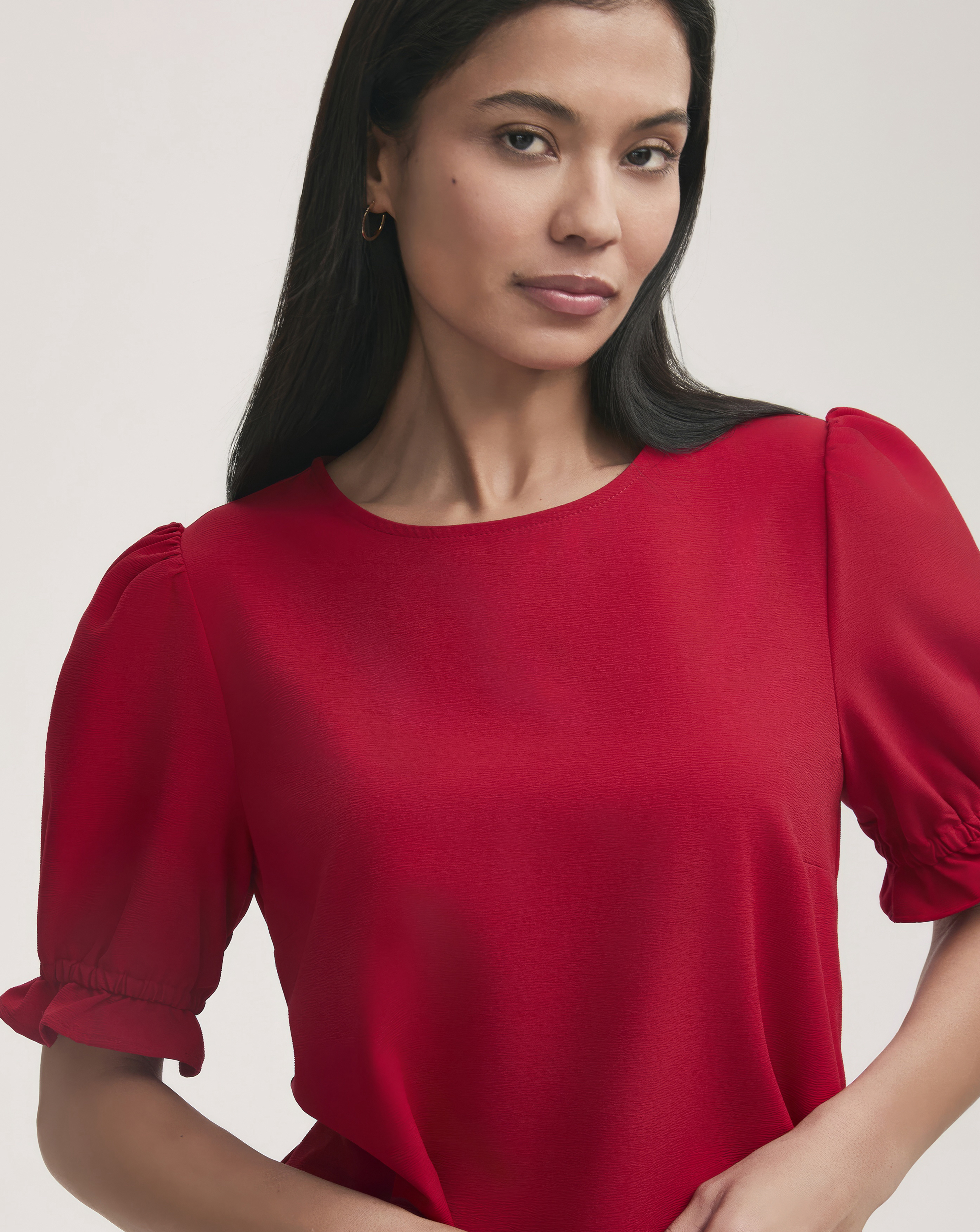 Finery London Puff Sleeve Blouse