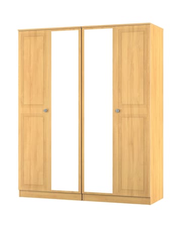 Richmond Ready Assembled 4 Door Wardrobe