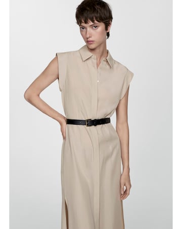 Mango Belted Cami Dress