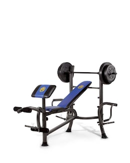 Marcy MWB-36780b Starter Weight Bench with 36kg Weight Set