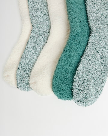 Pretty Secrets (5 Pair Pack) Fluffy Socks