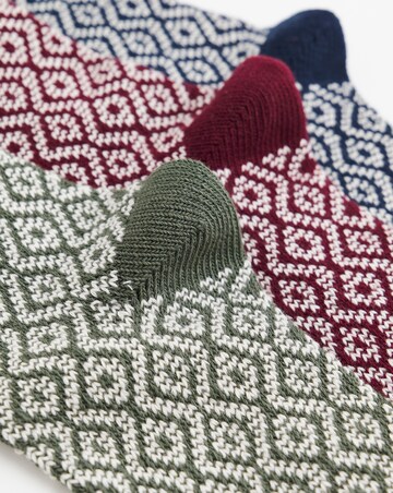 3 Pack Patterned Boot Sock