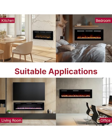 Dimplex Sierra Linear 60 Fireplace Fire Suite