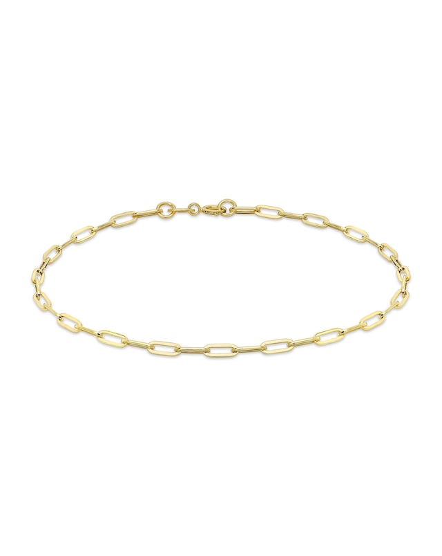9ct Gold Paper Chain Bracelet