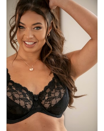 Pour Moi Rosalind Full Cup Wired Non Pad Bra Black