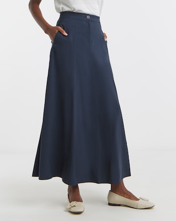 Washed Textured Full Skirt