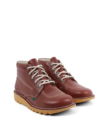 Kickers Core High Leather Boot - Tan