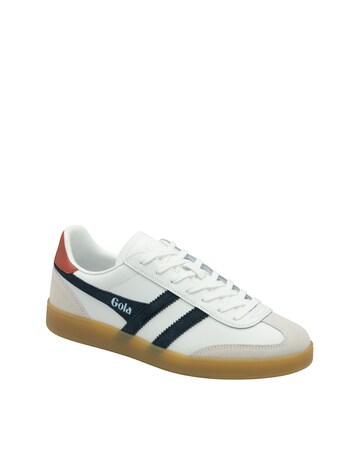 Gola Men's Viper Leather Trainer - White