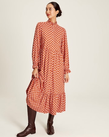 Joules Josie Woven Shirt Midi Dress