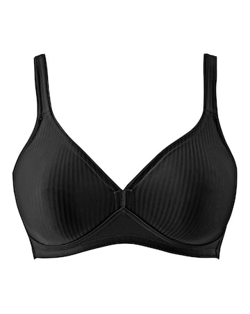 Triumph Modern Soft Cotton Non Wired Bra Black