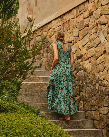FatFace Anais Batik Maxi Dress