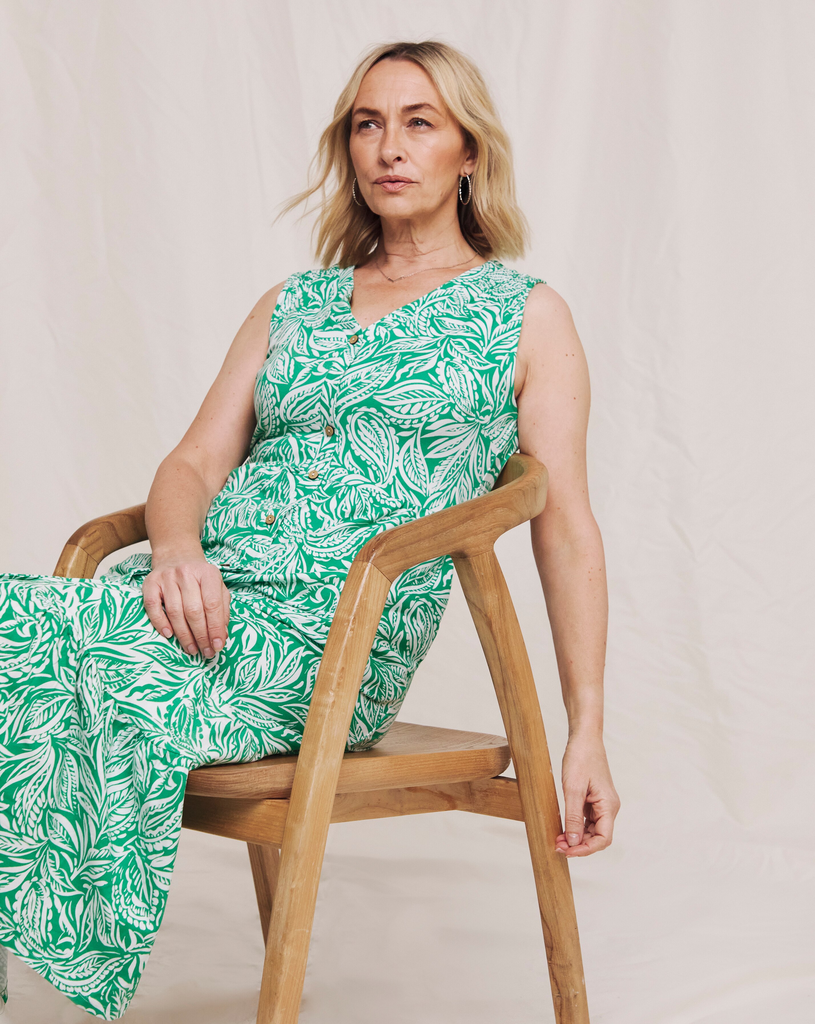 Julipa Button Down Jersey Dress