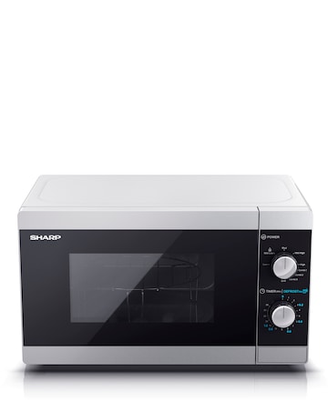 Sharp 20L Grill Manual Control Silver Microwave