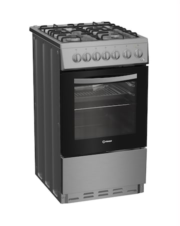 Indesit I5G3PMX 50cm Duel Fuel Single Cooker - Stainless Steel