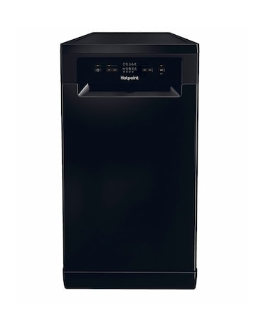 Hotpoint HP2FE10CS90BUK Slimline Dishwasher 10 Place Settings Black + Install