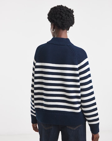 Tommy Hilfiger Coton Blend Mock Neck Long Sleeve Sweater