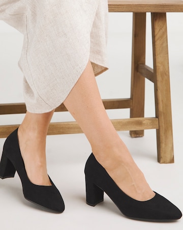 Dorothy Comfort Flexible Court Shoe - Wide Fit (E)