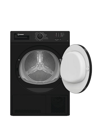 Indesit C YD C82 BBGL UK Condenser Tumble Dryer 8kg Black + Install