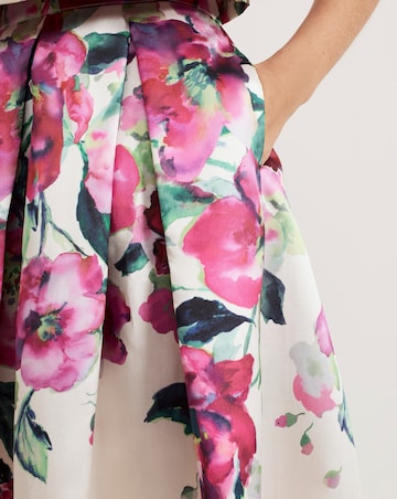 Phase Eight Celeste Border Floral Print Skirt