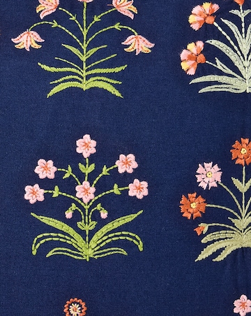 Eden Embroidered Floral Cushion